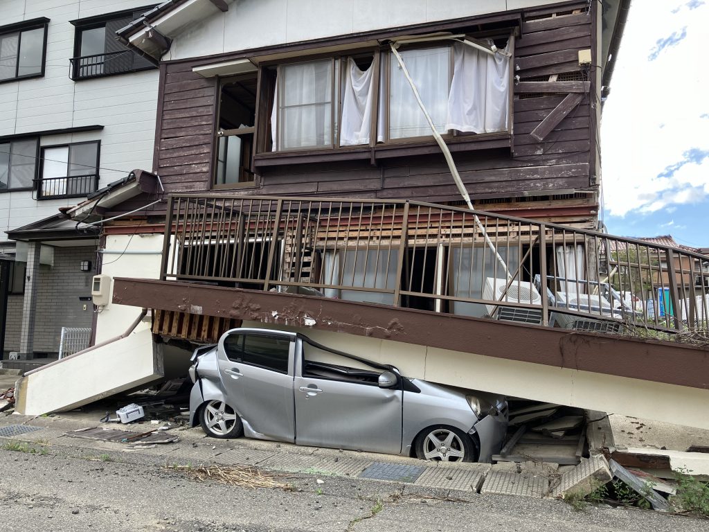 災害支援　ユナイテッドアース　能登半島豪雨支援